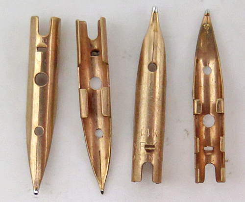 ITEM #6712: PARKER 61 NIBS. 14K GOLD. SIZE/GRADE BROAD, MEDIUM, FINE + EXTRA-FINE AVALIBLE. PLEASE SPECIFY SIZE WHEN ORDERING